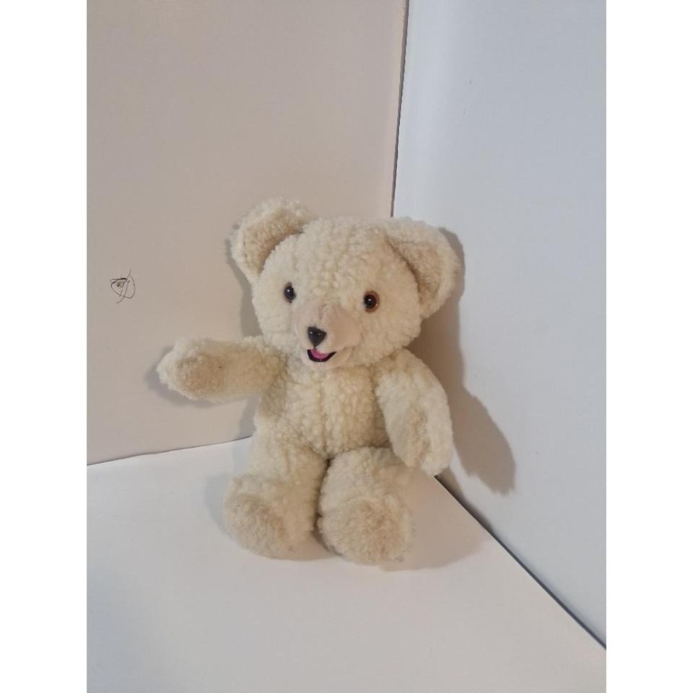 Vintage 1986 Snuggle Teddy Bear Plush Russ & Lever Bros 10" Fabric Softener